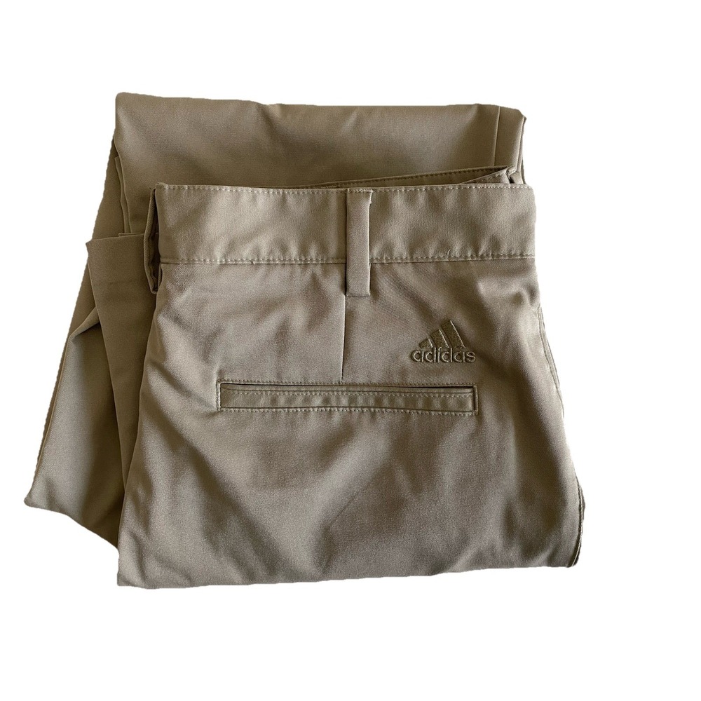 Adidas Performance Golf Pants Men's Size 32/30 Tan Activewear Preppy Old Money
